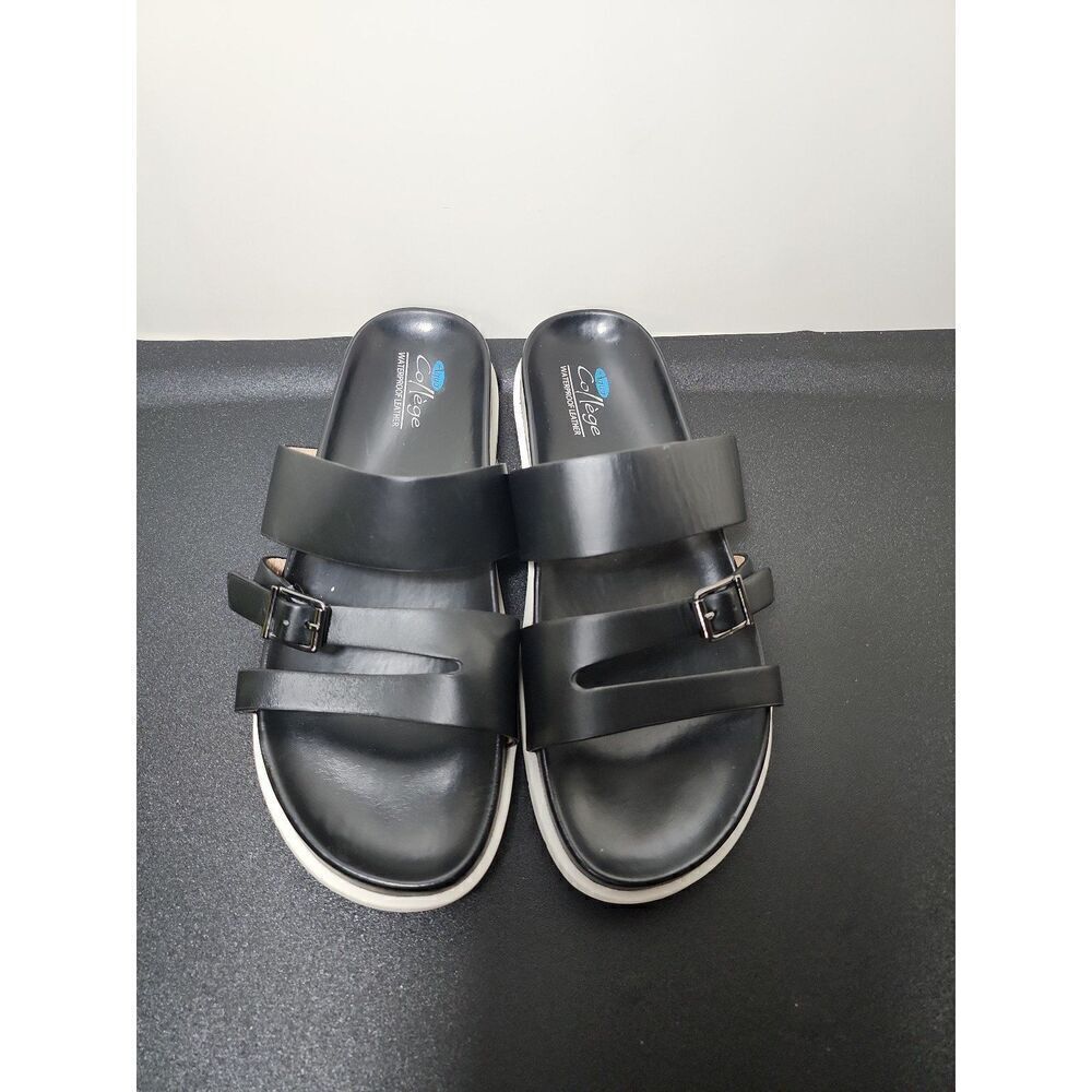 Aqua College Waterproof Leather Sandals Size 9
